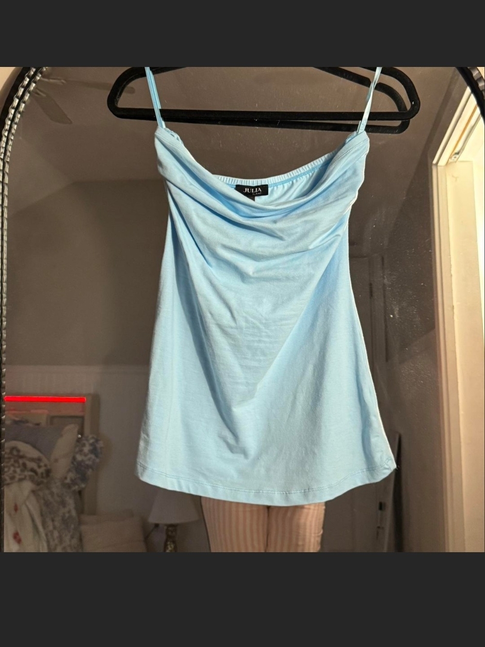 A Light Blue Camisole Tank